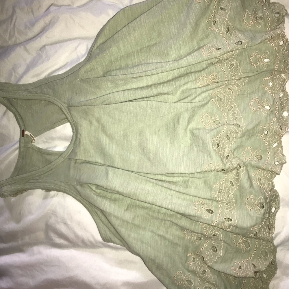 free people attina scalloped tank